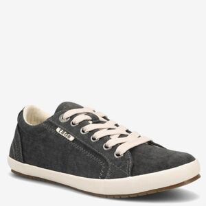 Taos Footwear Charcoal and Cream Sneakers